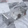 Nouvelle cage métallique en fer pour la maison, piège automatique pour rongeurs d'intérieur, pour attraper les gros rats, cage à rats vivante et humaine