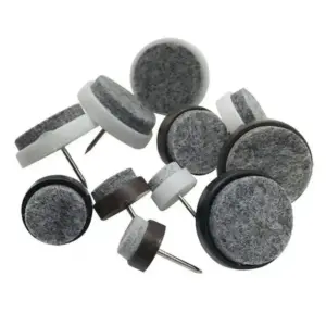 Clous en feutre plastique 14-28mm, 30 pièces, antidérapants, pour chaise, Table, lit, placard, pieds, meubles, protection de sol en bois, quincaillerie pour ongles