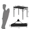 WOLTU Table de Camping pliante en aluminium Table d'extérieur pour Barbecue Portable Table de pique-nique pliable pour Buffet de voyage de jardin de plage