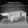 Nouvelle cage métallique en fer pour la maison, piège automatique pour rongeurs d'intérieur, pour attraper les gros rats, cage à rats vivante et humaine