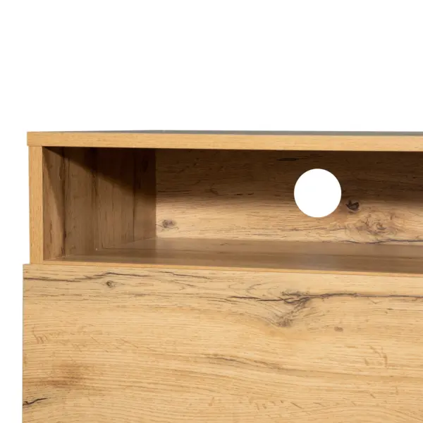 2026 Meuble TV moderne en blocs de couleurs. Meuble TV avec fonction massage en bois. 180 cm de long.