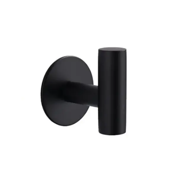 Ensemble de matériel de salle de bains en acier inoxydable et argent, 1 pièce, porte-serviettes, porte-papier toilette, crochet de barre à serviettes, accessoires de salle de bains