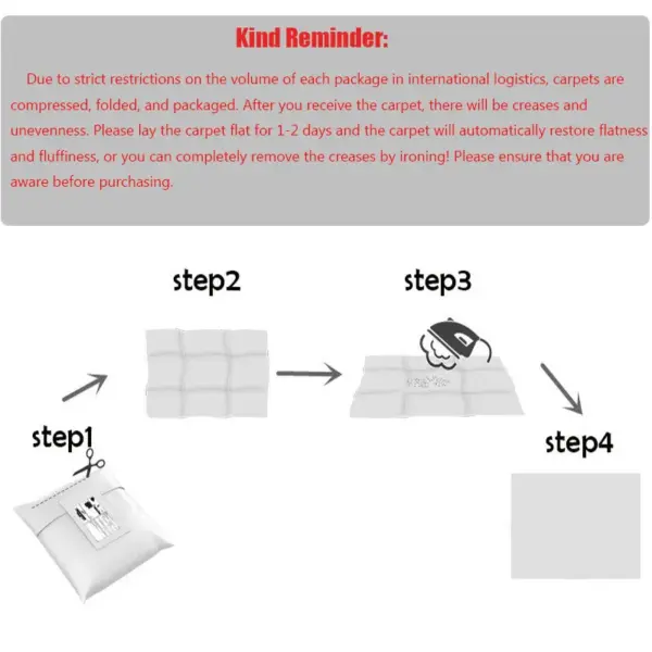 Tapis Gris en Peluche pour Salon et Chambre – Moelleux et Antidérapant