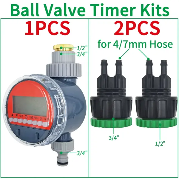 Kit de système d'arrosage automatique pour Micro Irrigation goutte-à-goutte de jardin, 5-50M, contrôleur de minuterie, bricolage, refroidissement par pulvérisation de brume pour plantes en pot
