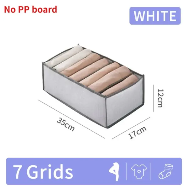 Boîte de rangement pour pantalons et jeans, tiroirs, organisateur pour sous-vêtements, soutien-gorge, chaussettes, garde-robe, organisateur de vêtements, armoire, organisateurs de T-Shirt, rangement