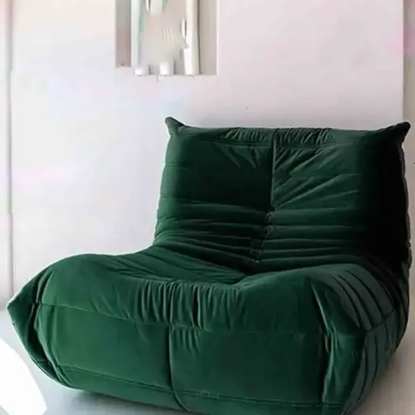 Fauteuil pouf pour adultes, canapé souple pour salon, canapé de sol sans accoudoirs pour coin salon de lecture d'appartement