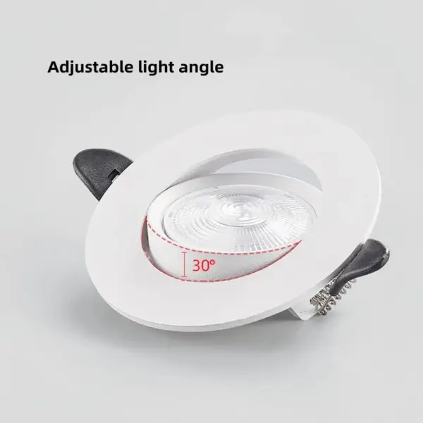 Trimless rond COB Led Downlights haut de gamme encastré plafonniers lampes plafonnier pour intérieur résidentiel maison 110V 220V