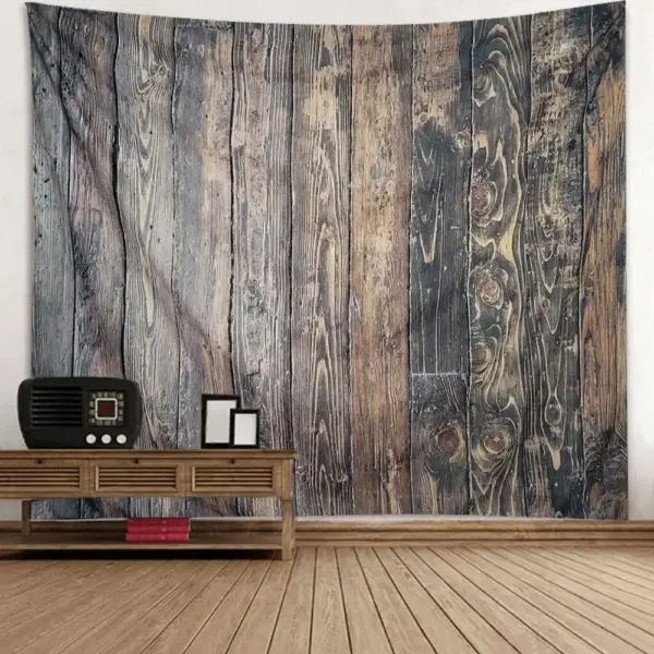 Tapisserie murale aspect texture bois – Décoration artistique de style naturel pour chambre à coucher, salon, bureau, fête d'anniversaire et esthétique de la maison