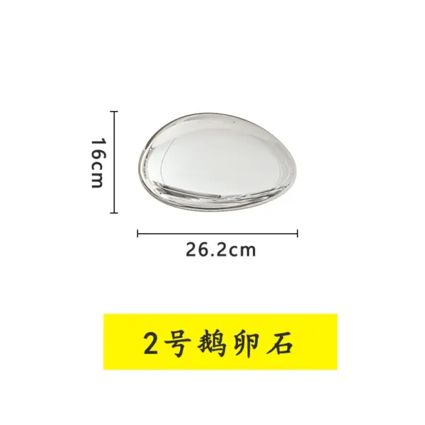 Lampe d'hôtel moderne pendentif de luxe Imitation acier inoxydable oeuf d'oie pierre décoration murale créative goutte d'eau décoration murale pendentif