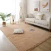 Tapis de hall moelleux blanc, tapis épaissi, antidérapant, salon moderne, chambre à coucher, décoration d'intérieur, chambre d'enfant, rose, fourrure, lea