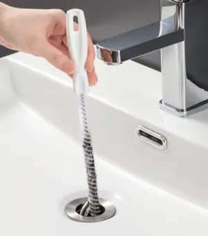 Brosse de dragage de tuyaux, salle de bains, cheveux d'égout, brosse de nettoyage d'évier, nettoyeur de canalisations, nettoyeur Flexible, outil de retrait de trous de bouchon