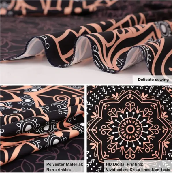 VIKAMA – tapisserie forêt lillée de lune, roi loup, pleine lune, Style nordique, salon, banderole de jeu, décor de chambre pour hommes