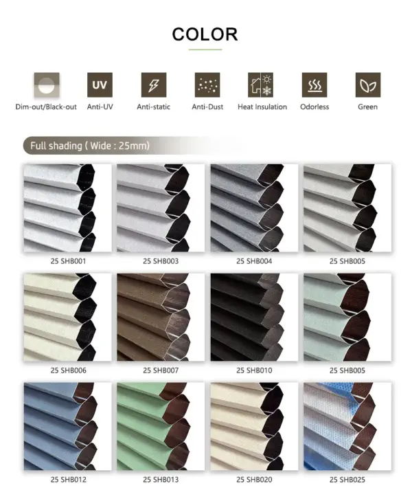 Rideau de stores imperméables à moitié occultant, lucarne motorisée pour fenêtre de toit, nid d'abeille cellulaire, pour lucarne, décoration de la maison