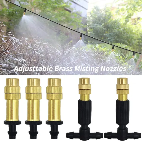 Kit de système d'arrosage automatique pour Micro Irrigation goutte-à-goutte de jardin, 5-50M, contrôleur de minuterie, bricolage, refroidissement par pulvérisation de brume pour plantes en pot