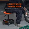 SucceBuy – tabouret de mécanicien pneumatique roulant de 250 LBS, siège de Garage/magasin, tabouret d'atelier roulant rembourré pour réparation automobile de Garage