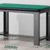 Établi en acier antistatique robuste L2100m, conception moderne pour l'entretien, quincaillerie de meubles d'atelier