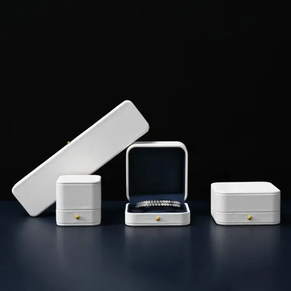 Ciyye boîte à bijoux organisateur de bijoux bague boucles d'oreilles collier pendentif Bracelet boîte de rangement boîte d'emballage coffret cadeau pour mariage