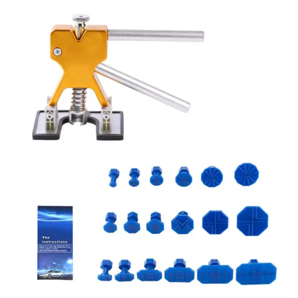 Kit d’extraction de bosses sans peinture pour carrosserie – Ensemble de ventouses de différentes tailles