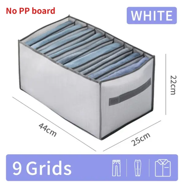 Boîte de rangement pour pantalons et jeans, tiroirs, organisateur pour sous-vêtements, soutien-gorge, chaussettes, garde-robe, organisateur de vêtements, armoire, organisateurs de T-Shirt, rangement