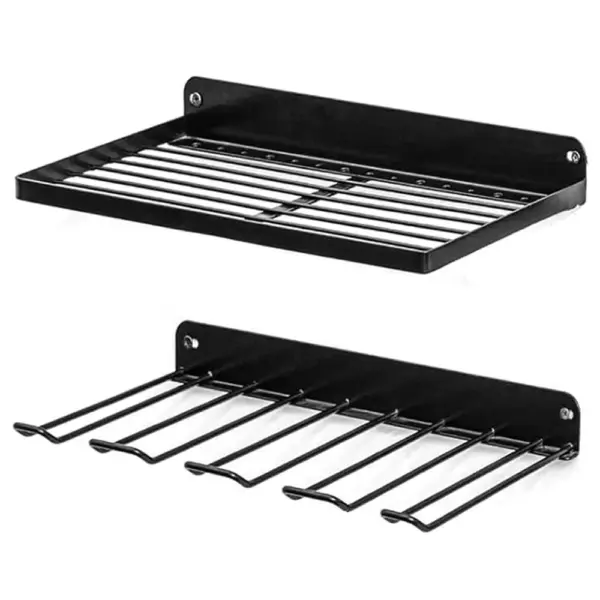 Support mural pour outils électriques en métal – Panneau perforé robuste pour garage et atelier