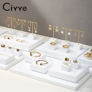 Ciyye – accessoires d'exposition de bijoux en bloc de luxe, pour vitrine de magasin, boucles d'oreilles, bagues, Bracelets, plateau d'exposition de rangement de bijoux à la mode