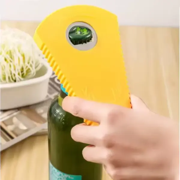 Ouvre-bouteille Portable multifonctionnel, capsuleuse, universel, en conserve, antidérapant, économie de travail, bouchon de bouteille torsadé, Gadgets de cuisine