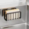 TAILI porte-éponge pour évier de cuisine organisateur avec ventouse caddie d'évier antirouille pour éponges porte-éponge de cuisine amovible