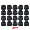 Bouchons de protection pour pieds de chaise, 20/200 pièces, embouts ronds en plastique, Inserts de tuyaux, bouchons de meubles, pieds de Table, matériel de couverture d'extrémité de tube