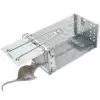 Nouvelle cage métallique en fer pour la maison, piège automatique pour rongeurs d'intérieur, pour attraper les gros rats, cage à rats vivante et humaine