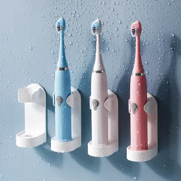 Porte-brosse à dents électrique sans trace, support mural pour salle de bain, adapté au 90% du porte-brosse à dents électrique