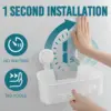 TAILI éTagèRe de Douche Robuste avec Ventouse sous vide, Panier de Rangement Amovible sans PerçAge pour Shampoing et Articles de Toilette Organisateur de Cuisine, Salle de Bain, Chambre à Coucher