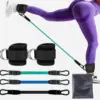 Bandes de résistance de sangle de cheville, corde de traction de force de jambe de hanche, Fitness, entraînement élastique, Yoga à domicile, Pilate, Crossfit, équipement de gymnastique