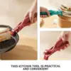 Pince à plaque chauffante Anti-brûlure, bol, Clips à vaisselle, support à pince de cuisson, pinces antidérapantes en Silicone pour plats de cuisine, bols assiettes