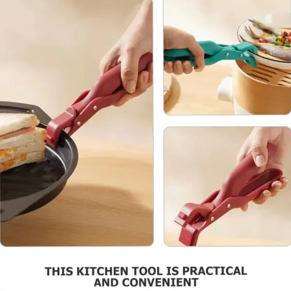 Pince à plaque chauffante Anti-brûlure, bol, Clips à vaisselle, support à pince de cuisson, pinces antidérapantes en Silicone pour plats de cuisine, bols assiettes