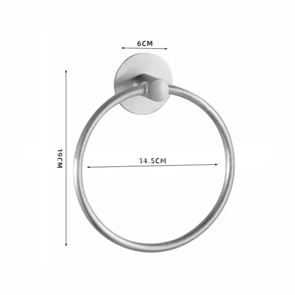Porte-serviettes de bain en acier inoxydable 304, anneau porte-serviettes, porte-papier hygiénique, or brossé, ensemble d'accessoires de quincaillerie de salle de bains