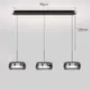 Plafonnier LED Suspendu à Anneaux – Luminaire Moderne pour Salon et Salle à Manger