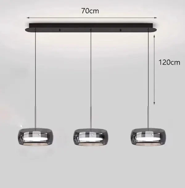 Plafonnier LED Suspendu à Anneaux – Luminaire Moderne pour Salon et Salle à Manger