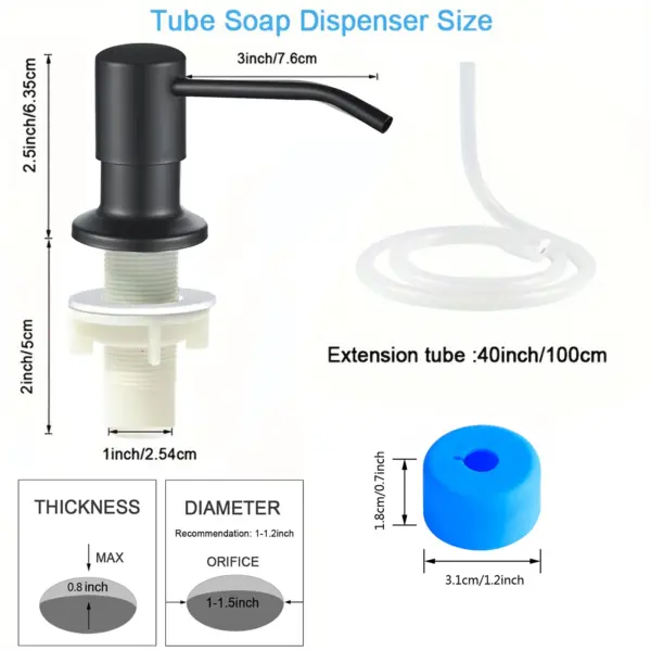 Distributeur de savon liquide pour évier de cuisine, pompe en acier inoxydable 350ML 500ML, bouteille de savon liquide, support d'évier, distributeur de savon à pression manuelle