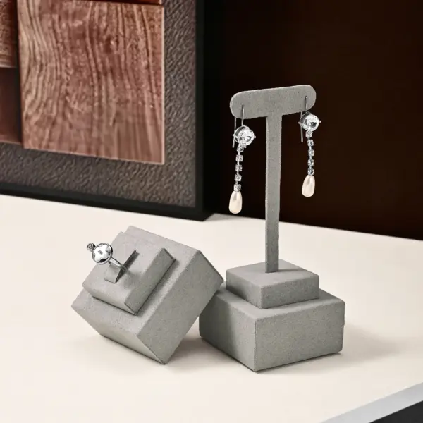 Ciyye t-bar bijoux présentoir boucles d'oreilles anneaux support organisateur de rangement support pour accessoires de mode bagues bijoux accessoires