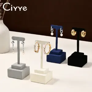 Ciyye t-bar bijoux présentoir boucles d'oreilles anneaux support organisateur de rangement support pour accessoires de mode bagues bijoux accessoires