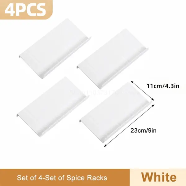 Organisateur de tiroir à épices 4 niveaux – Support réglable pour pots et bouteilles d’assaisonnement