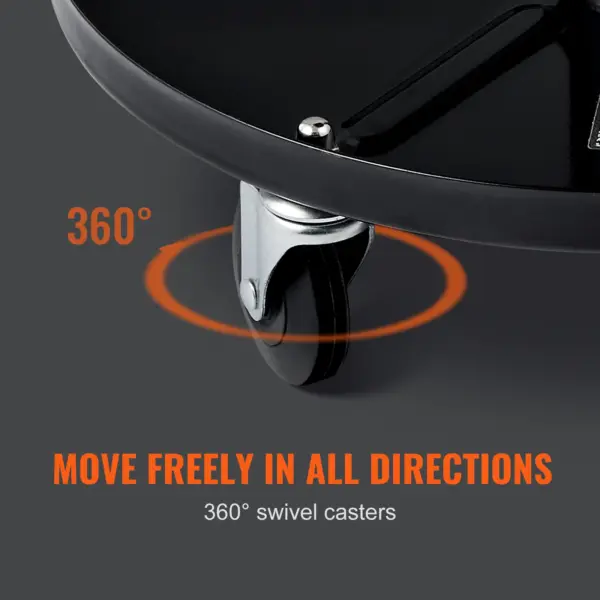 SucceBuy – tabouret de mécanicien pneumatique roulant de 250 LBS, siège de Garage/magasin, tabouret d'atelier roulant rembourré pour réparation automobile de Garage