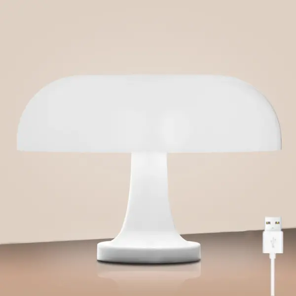Lampe de Table champignon classique lampe de Table d'art Bauhaus moderne lampe de chevet de chambre lampe de Table décorative Orange de créateur danois
