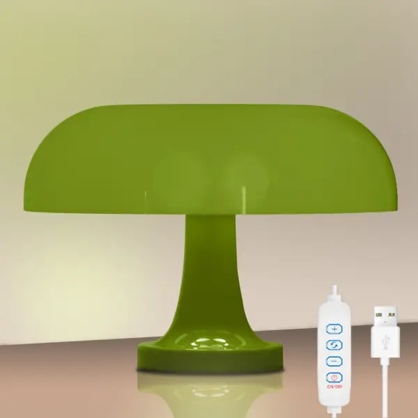 Lampe de Table champignon classique lampe de Table d'art Bauhaus moderne lampe de chevet de chambre lampe de Table décorative Orange de créateur danois