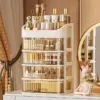 Boîte de rangement de maquillage multicouche 1 pièce, rangement de cosmétiques pour les soins de la peau, fard à paupières, Lotions rouge à lèvres, idéal pour commode, salle de bain, chambre à coucher