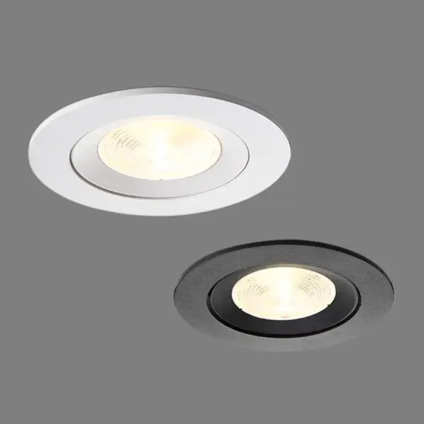 Trimless rond COB Led Downlights haut de gamme encastré plafonniers lampes plafonnier pour intérieur résidentiel maison 110V 220V
