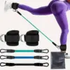 Bandes de résistance de sangle de cheville, corde de traction de force de jambe de hanche, Fitness, entraînement élastique, Yoga à domicile, Pilate, Crossfit, équipement de gymnastique