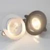 Trimless rond COB Led Downlights haut de gamme encastré plafonniers lampes plafonnier pour intérieur résidentiel maison 110V 220V
