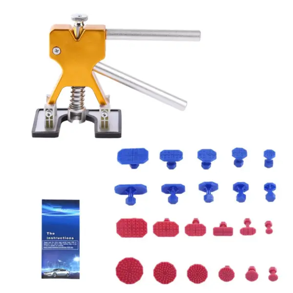 Kit d’extraction de bosses sans peinture pour carrosserie – Ensemble de ventouses de différentes tailles