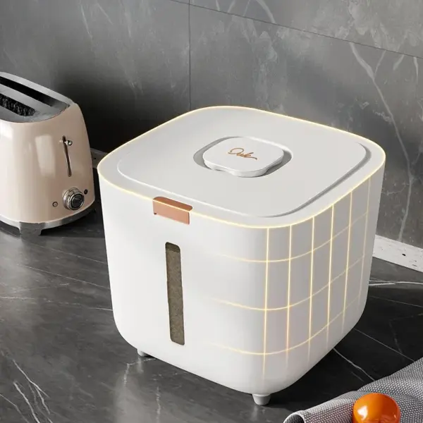 Seau à riz hermétique 5/10 kg – Boîte de rangement anti-humidité et anti-insectes